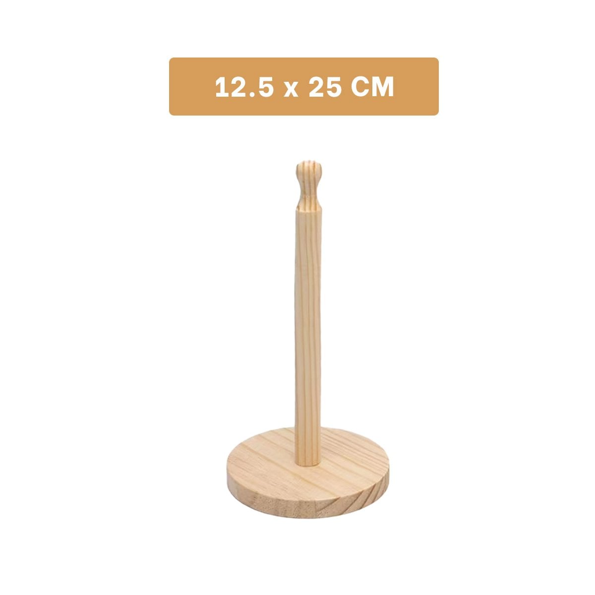 PORTAPAPEL MULTIFUNCIONAL VERTICAL DE MADERA CON UN PALO Y BASE REDONDA YPOST IT - 4