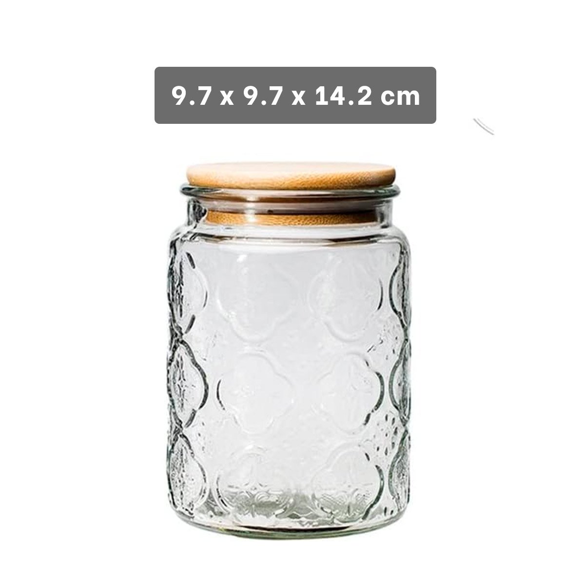 PACK2 BOTELLA DE VIDRIO CON TAPA Y FLORES QUE RESALTA EN LA MESA - 4