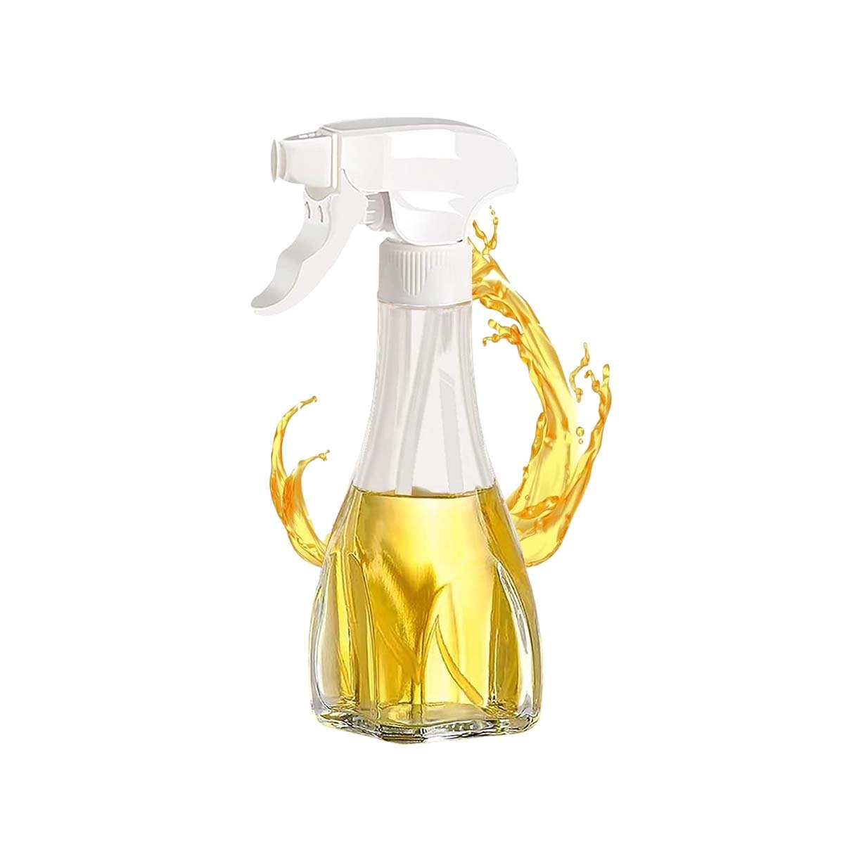 DISPENSADOR DE ACEITE SPRAY 240ML BLANCO COMODO Y RESISTENTE PARA COCINA Y HOGAR YLIGAS REGALO - 5