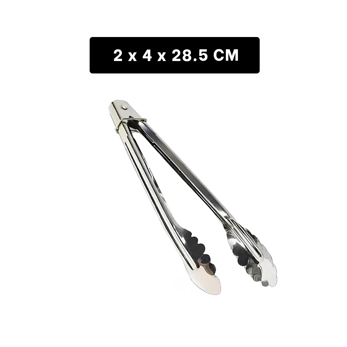 PACK4 SUJETADOR FUNCIONAL PLATEADO CON CUERPO DE ACERO INOXIDABLE 28,5CMX4CM Y+REGALO STICKER - 4