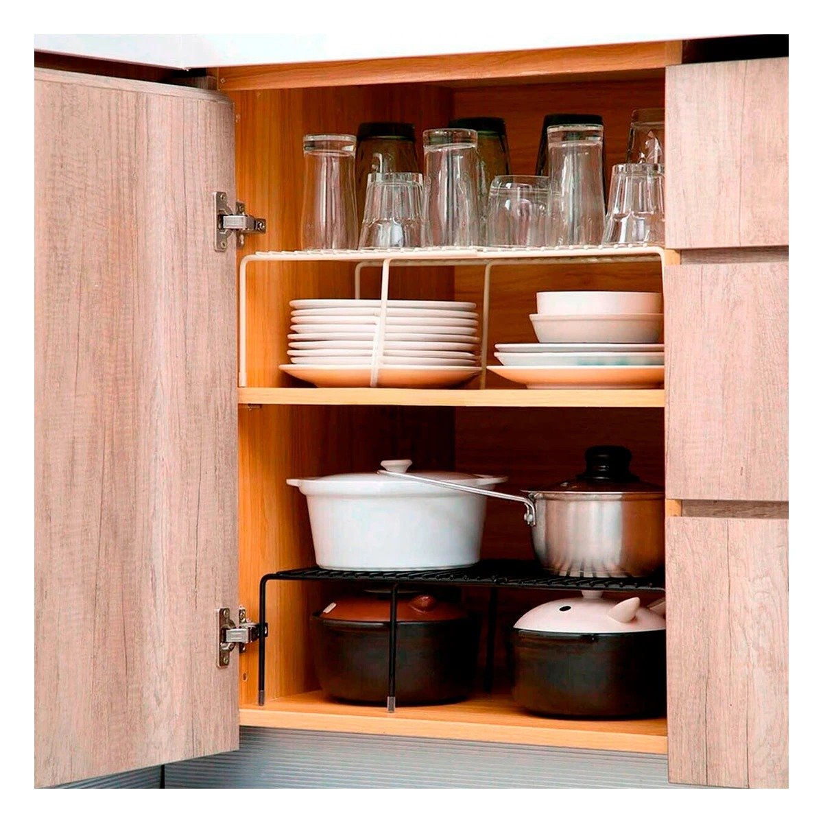 PACK6 SEPARADOR DOMESTICO EXPANDIBLE BLANCO CON SOPORTE DE 6 PATAS METALICAS Y+PAPEL REGALO - 5