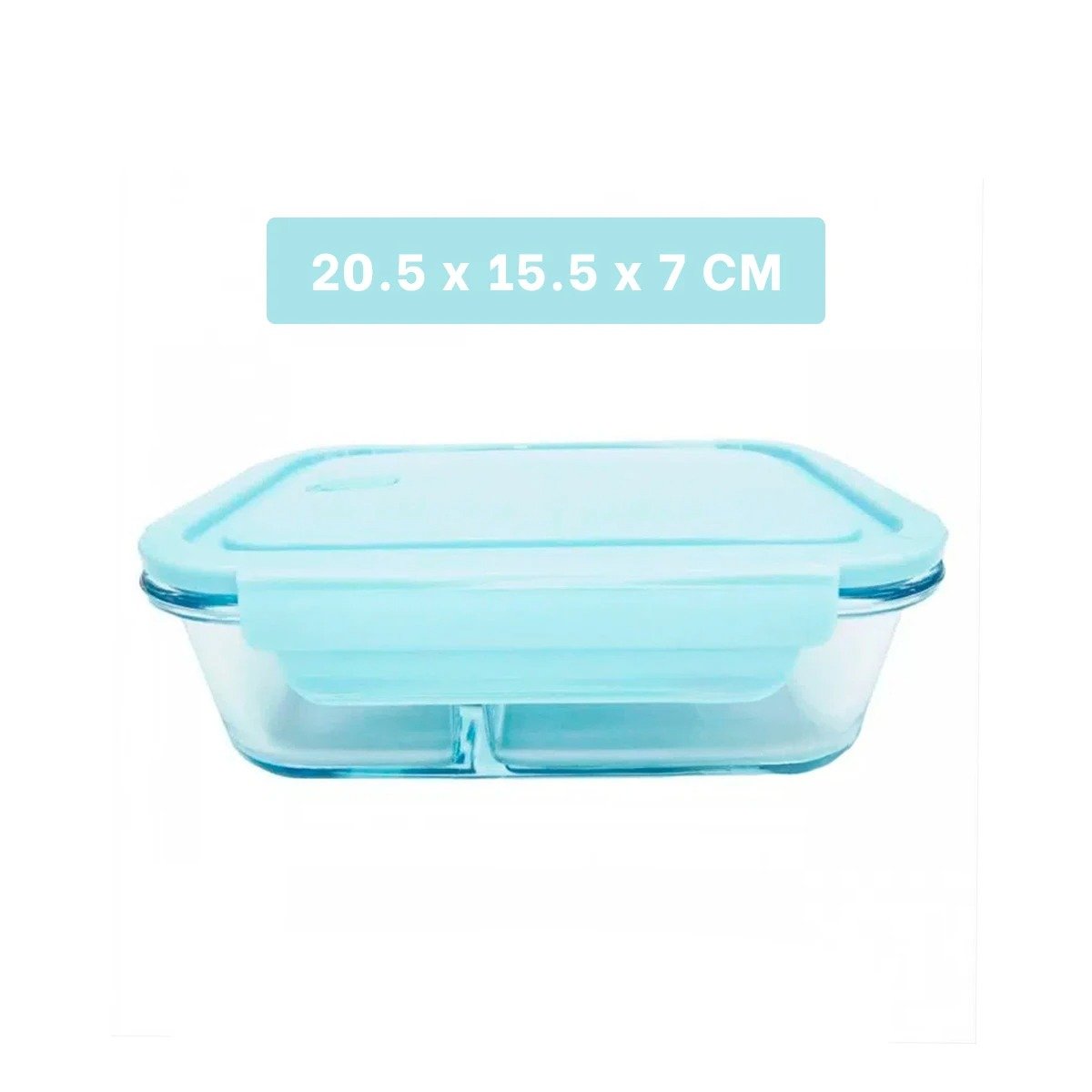 PACK6 FUENTE DE COCINA EN VIDRIO CON 3 DIVISIONES Y+PAPEL REGALO - 4