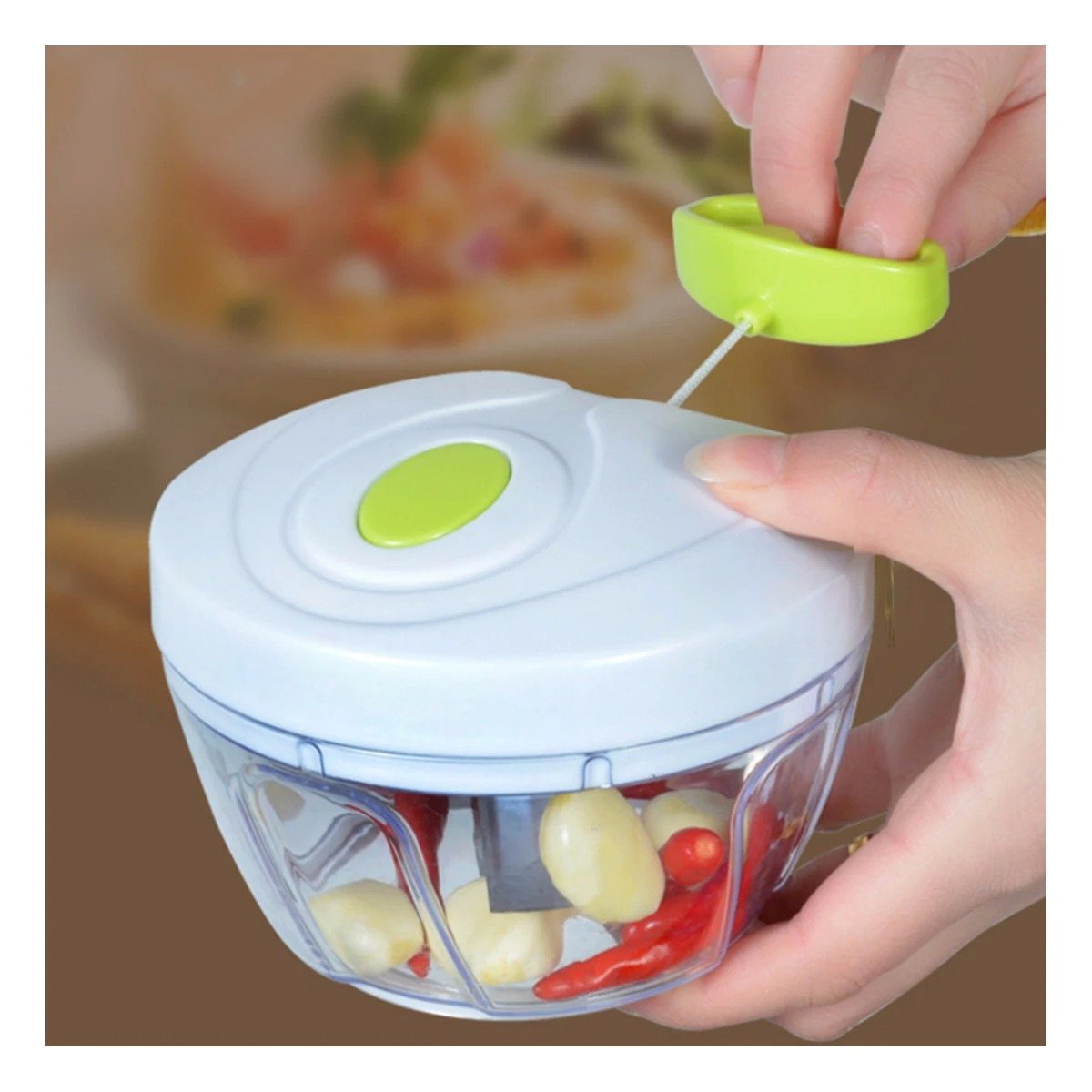 PACK4 TRITURADOR COMPACTO CON BASE DE ACRILICO FIRME Y PITA CON TAPA BLANCA Y+REGALO STICKER - 3