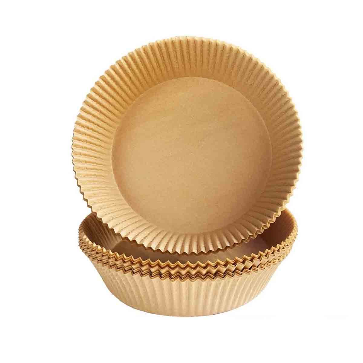 BANDEJAS DESECHABLES COLOR MADERA PARA FREIDORA DE AIRE 100UNID EN HOGAR Y+REGALO STICKER - 1