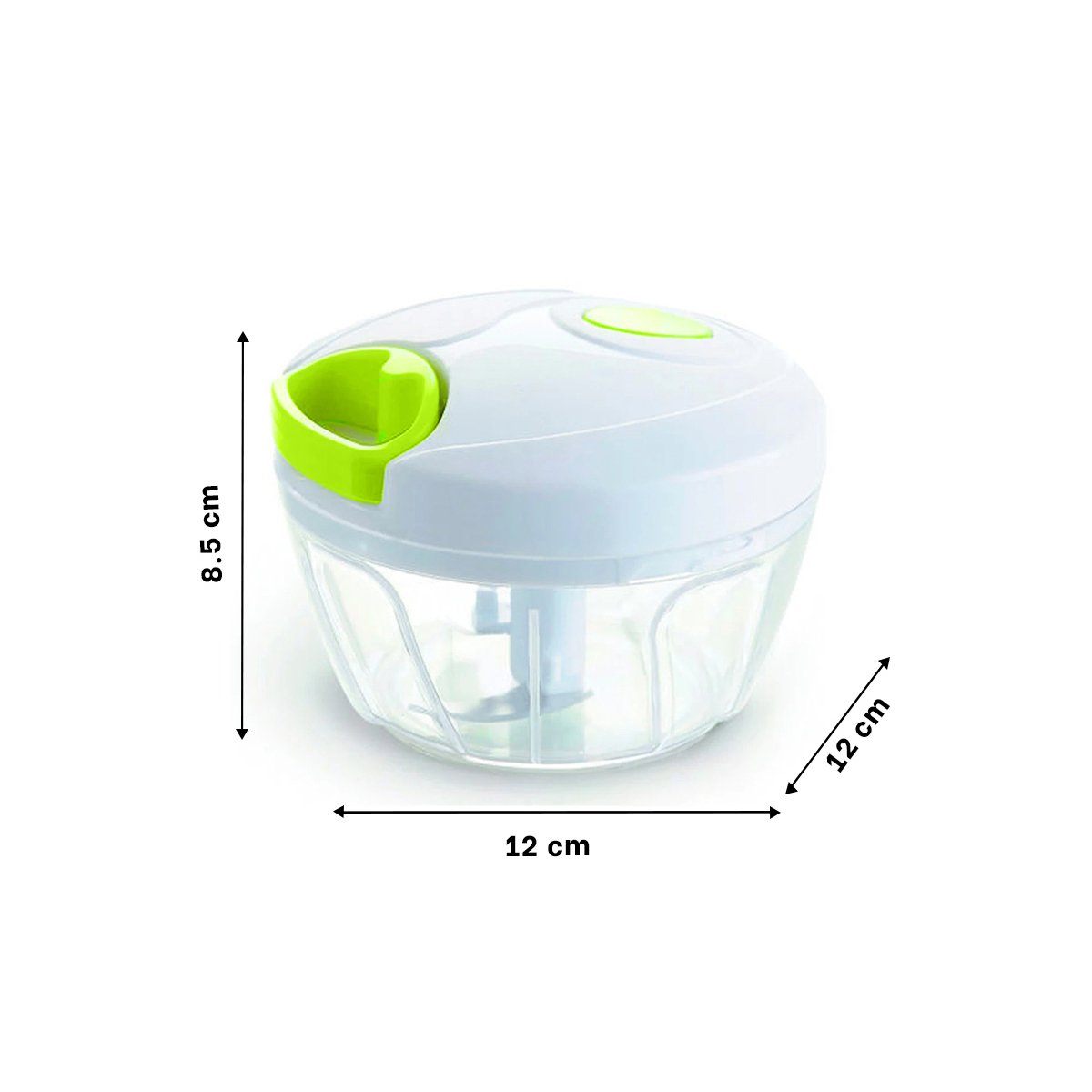 PACK6 TRITURADOR INTEGRAL DE ACRILICO DURABLE MANUAL Y TAPA BLANCA CON PITA Y+REGALO STICKER - 4