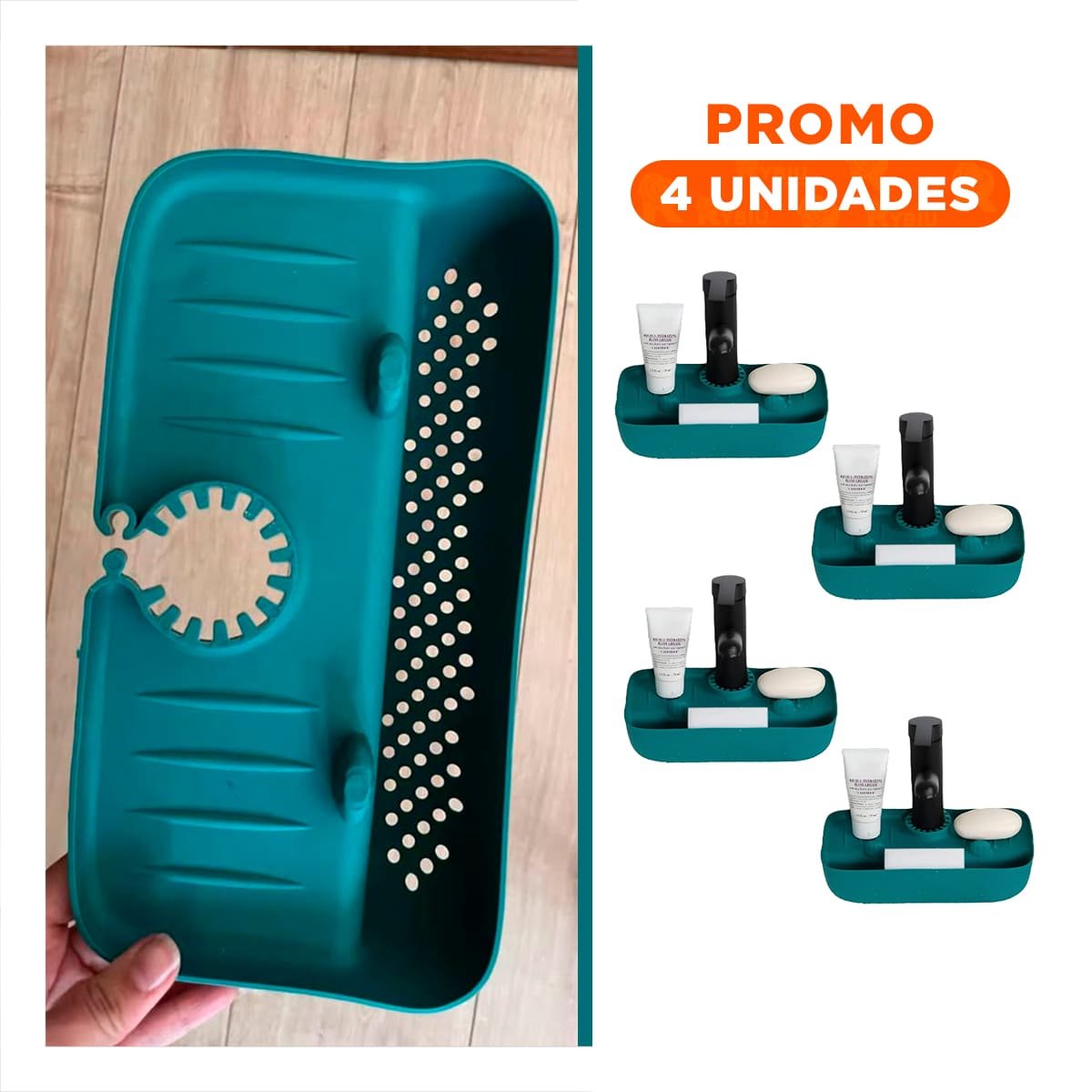 PACK4 PROTECCION CONTINUA PARA AREA HUMEDA CON BASE FLEXIBLE VERDE - 1