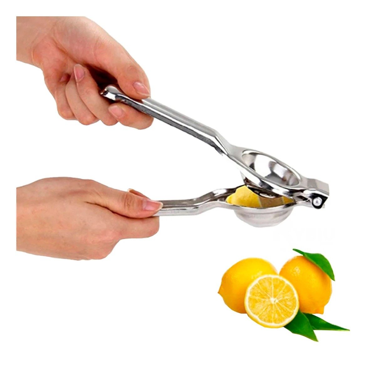 PACK4 EXTRACTOR PARA PREPARACIONES 21 CM X 6 CM LIMON METAL EN COLOR PLATEADO Y+PAPEL REGALO - 3