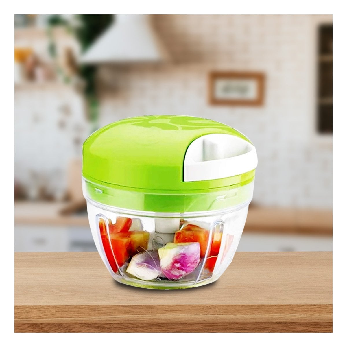 PICATODO CON CUERPO DE ACRILICO DURABLE Y PITA INTEGRADA CON TAPA VERDE SEGURA Y+PAPEL REGALO - 1