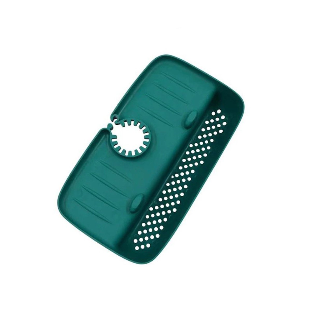 ESCURRIDOR DE COCINA EN SILICONA PARA LAVADERO COLOR VERDE Y+LIGAS REGALO - 5
