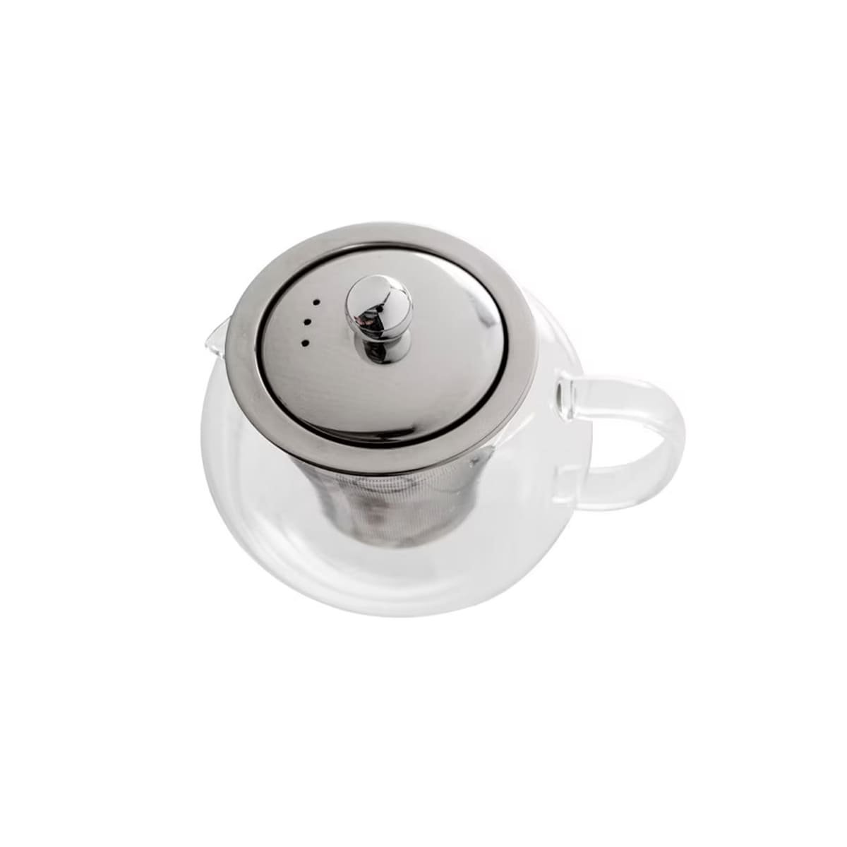 PACK2 JARRA CIRCULAR TRANSPARENTE DE 800ML EN BOROSILICATO Y ACERO YREGALO STICKER - 2