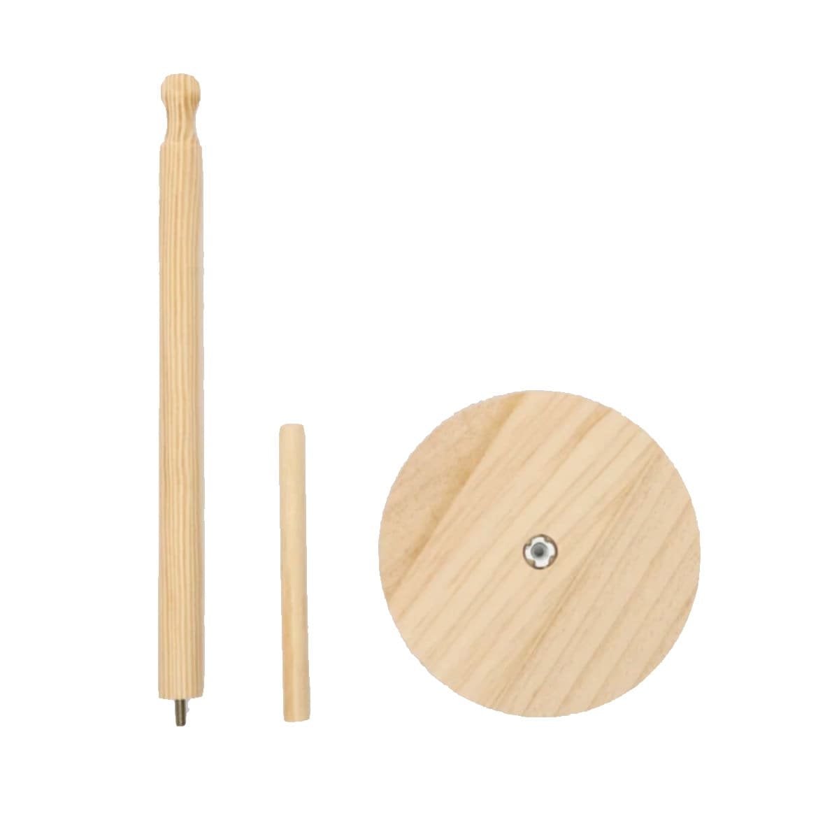 PACK4 SOPORTE ELEGANTE VERTICAL CON CABECITA LARGA Y BASE CIRCULAR PARA HOGAR YPAPEL REGALO - 3