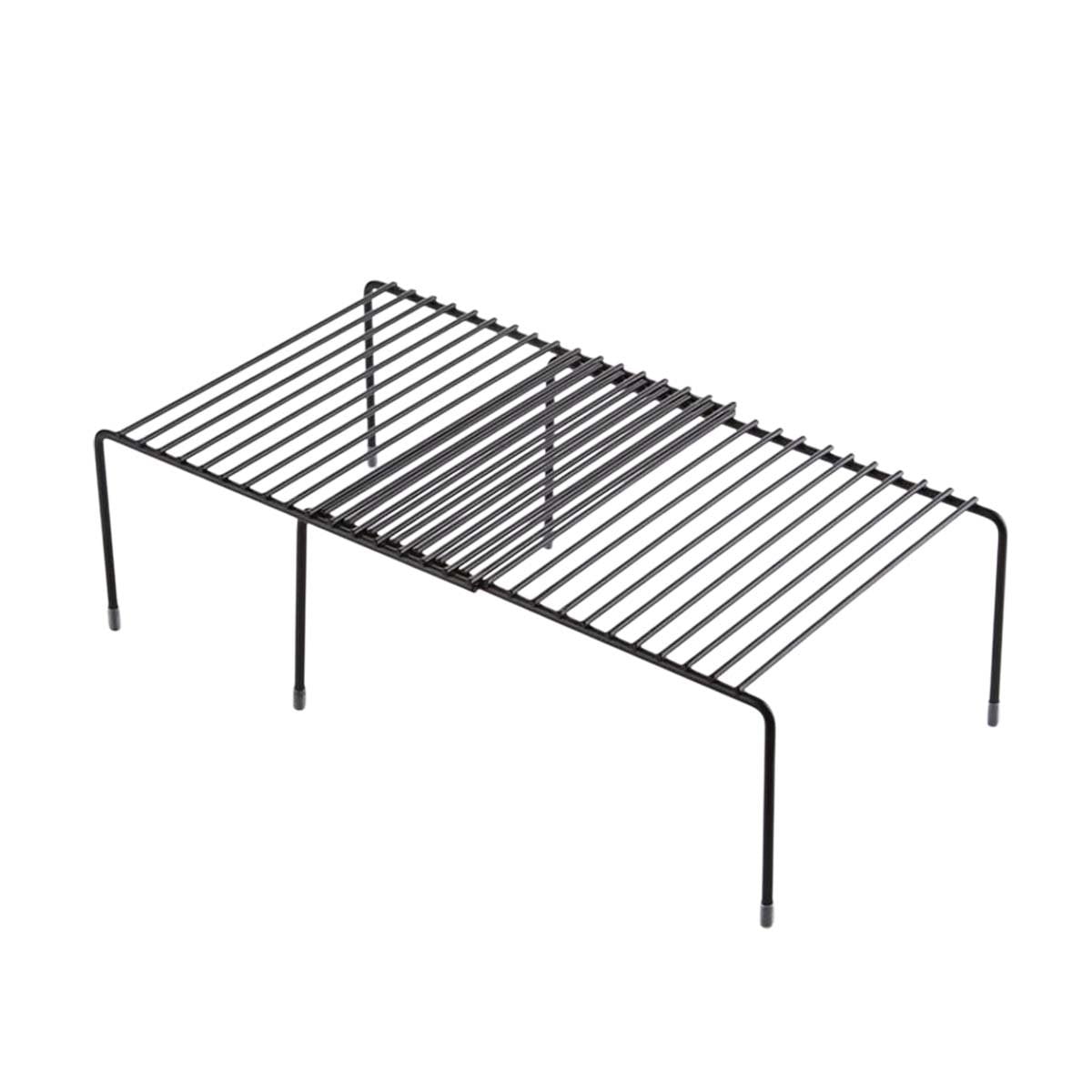 REJILLA DE COCINA NEGRO FABRICADA EN METAL CON SOPORTE DE 6 PATAS EXPANDIBLE Y+LIGAS REGALO - 5