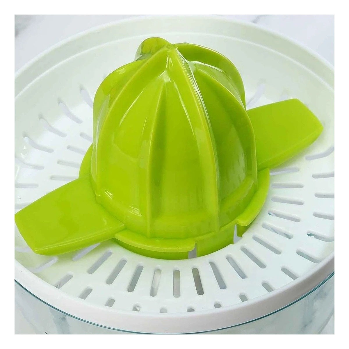 PACK6 EXTRACTOR VERSATIL BLANCO CON VERDE EN PLASTICO MULTIUSO - 3