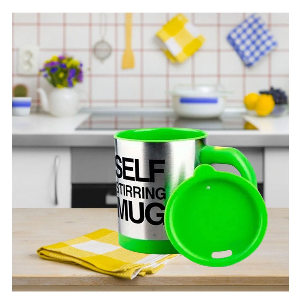 PACK12 MEZCLADOR PARA CAFE 400 ML CON 2 PILAS AAA PARA CASA VERDE Y+PAPEL REGALO - 2