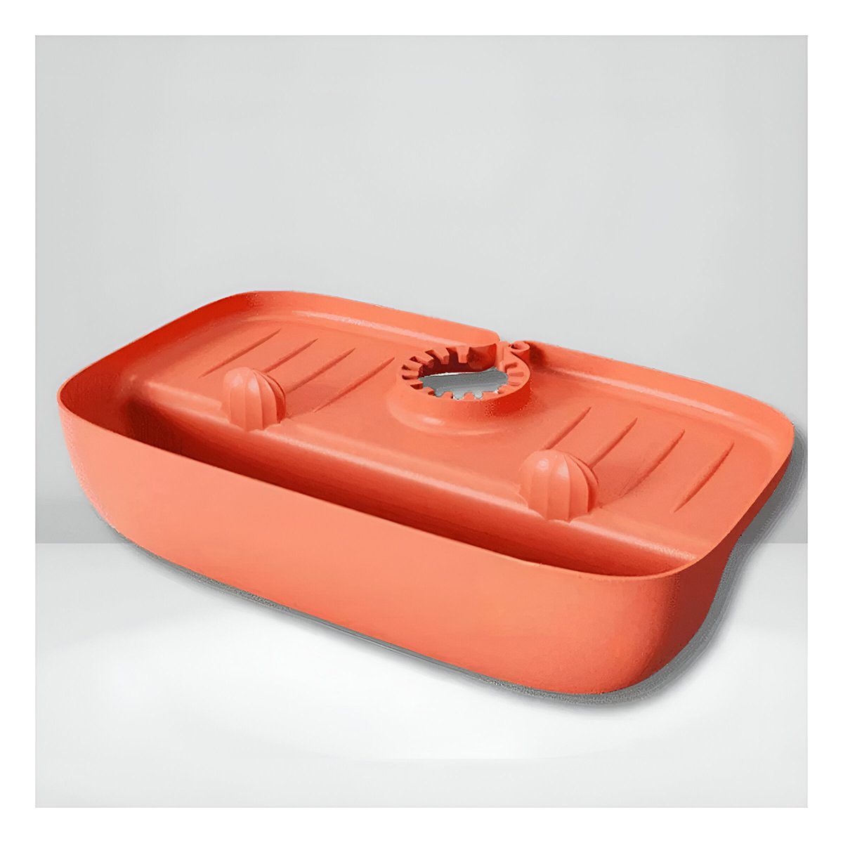 ESCURRIDOR PARA LAVADERO EN SILICONA ANARANJADO PARA MANTENER AREA LIMPIA Y+REGALO STICKER - 2