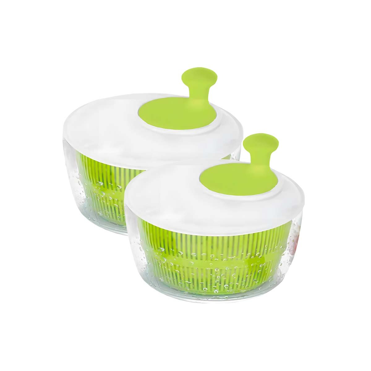 ESCURRIDOR CENTRIFUGADOR GIRATORIO VERDE Y BLANCO MODERNA Y RESISTENTE Y+LIGAS REGALO - 5