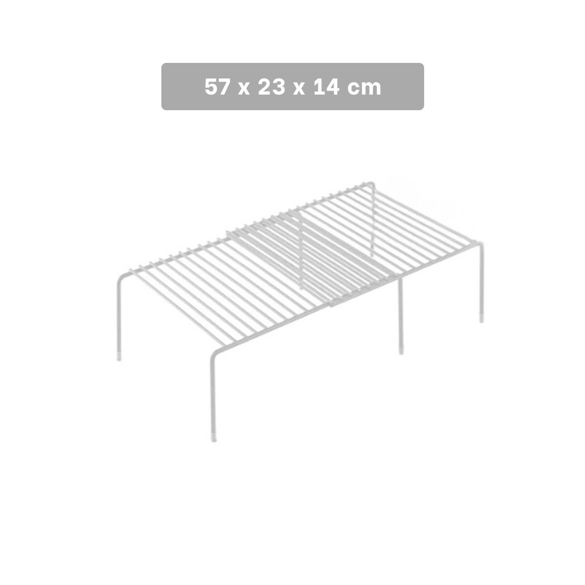 REJILLA DE COCINA BLANCO FABRICADA EN METAL CON SOPORTE DE 6 PATAS EXPANDIBLE Y+LIGAS REGALO - 4