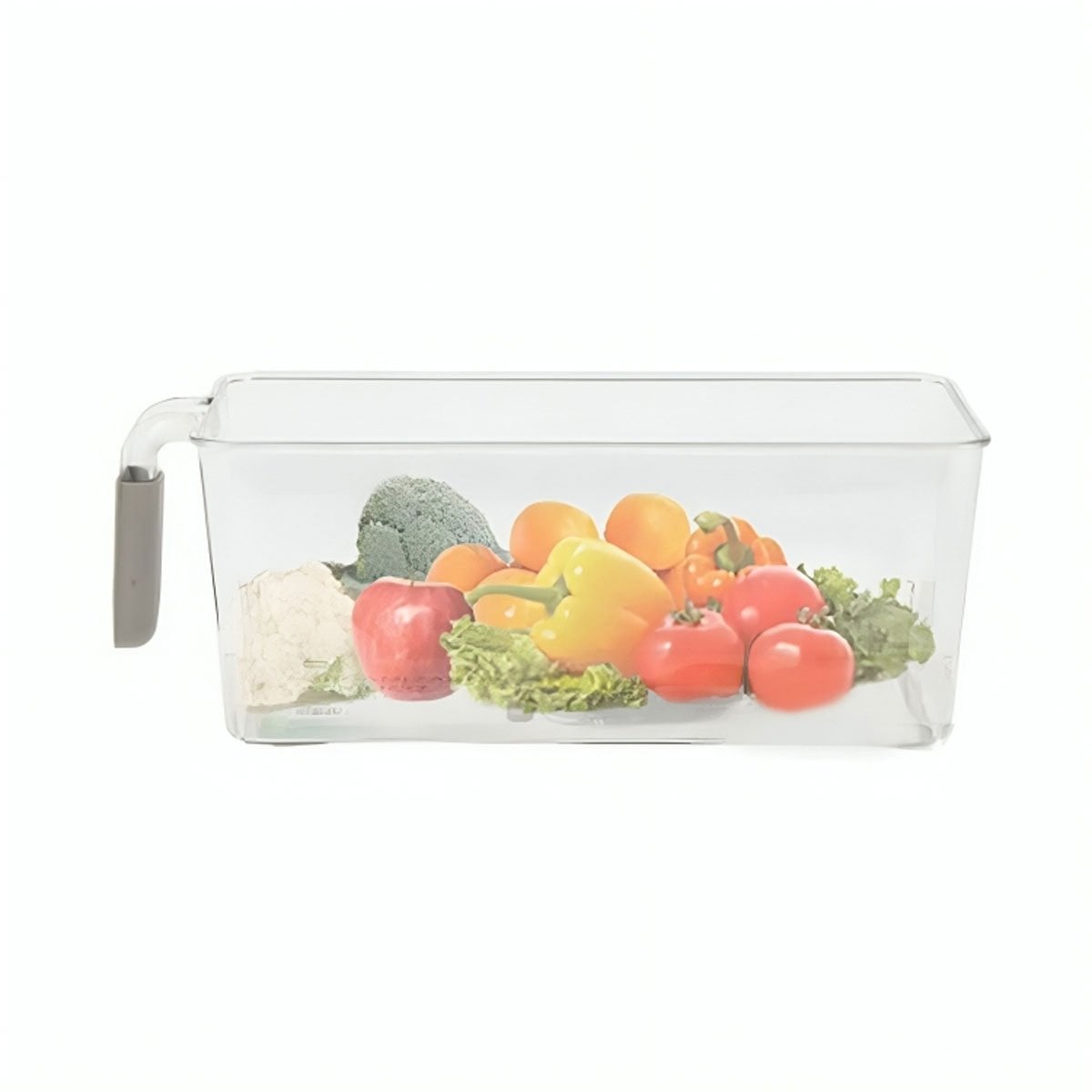BANDEJA ORGANIZADORA CON ASA PARA REFRIGERADOR EN ACRILICO ASA PLOMO Y+REGALO STICKER - 1