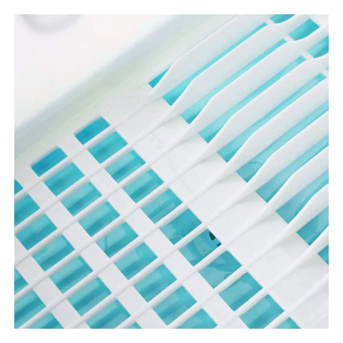 ESCURRIDOR DE PLATO CELESTE PARA LA UTILIDAD DE HIJOS SANOS Y+LIGAS REGALO - 3