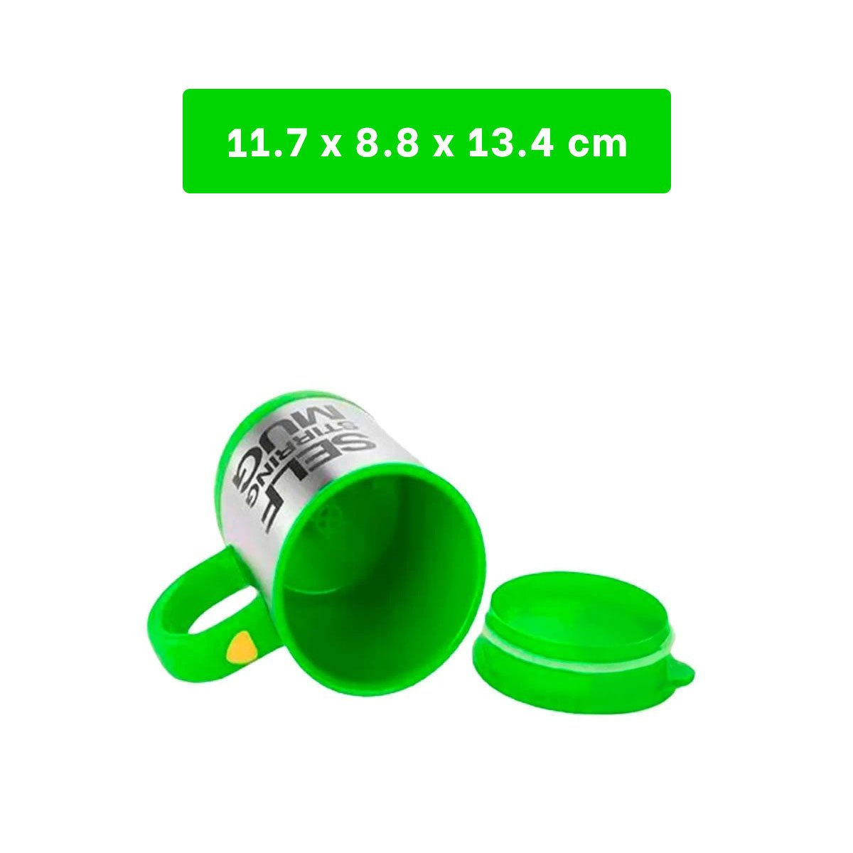 PACK4 LICUADORA DE MANO 400 ML CON 2 PILAS AAA PARA PREPARACIONES VERDE Y+REGALO STICKER - 4