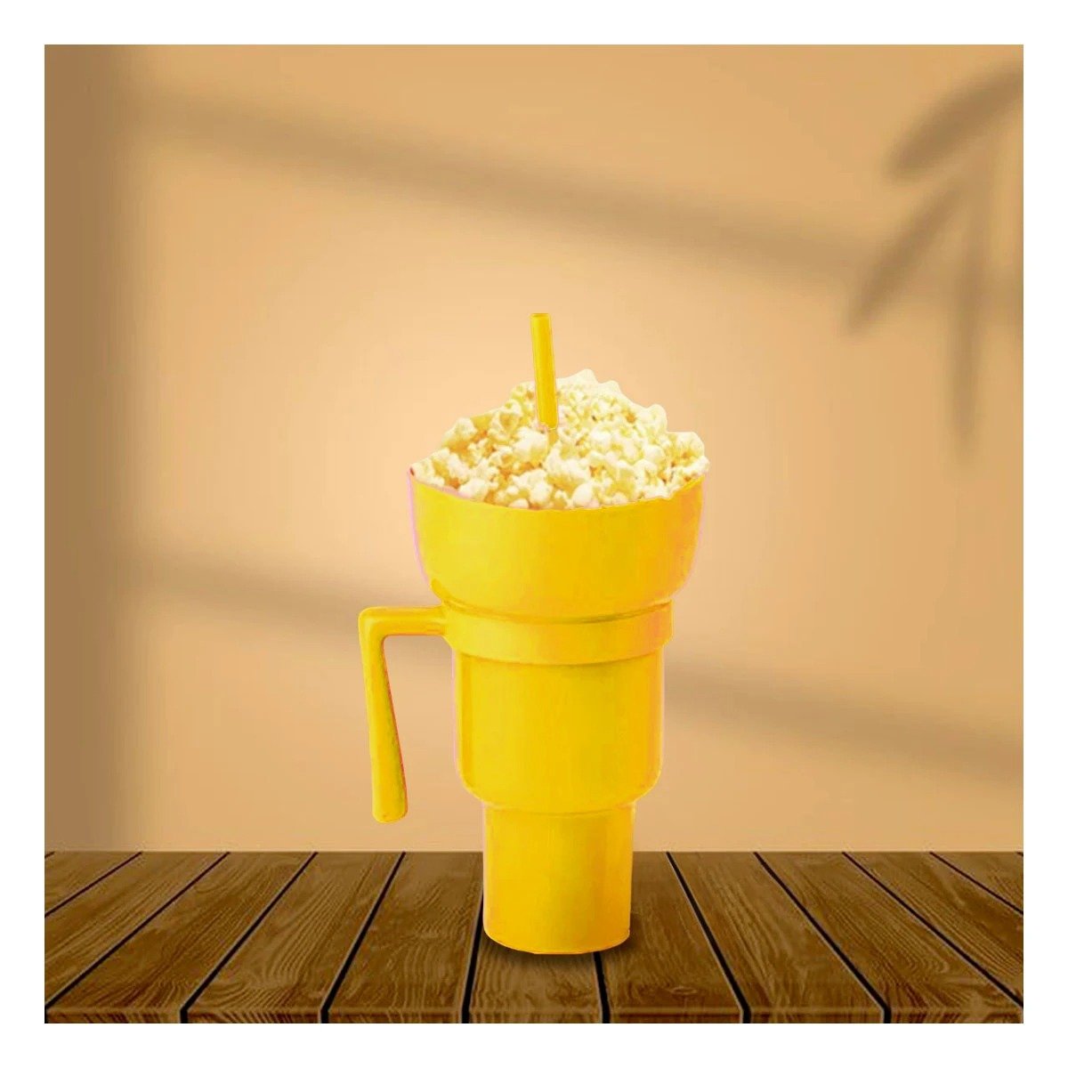 PACK4 CONTENEDOR 2 EN 1 DE COLOR AMARILLO CON FABRICACION ABS DURADERA Y+REGALO STICKER - 5