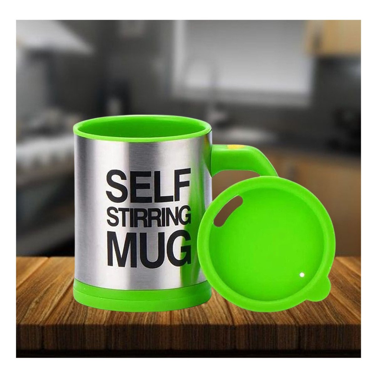 PACK2 TAZA BATIDORA PORTATIL 400 ML CON 2 PILAS AAA PARA USO DIARIO VERDE Y+REGALO STICKER - 3