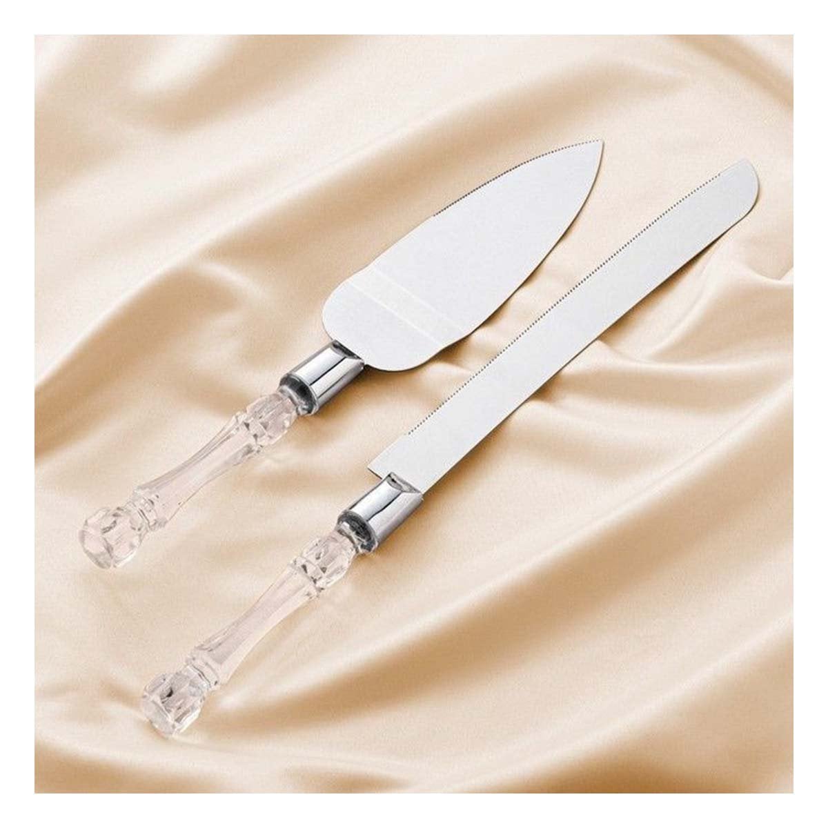 PACK2 SET DE COCINA PARA PASTEL CON ESPATULA MANGO ACRILICO - 3