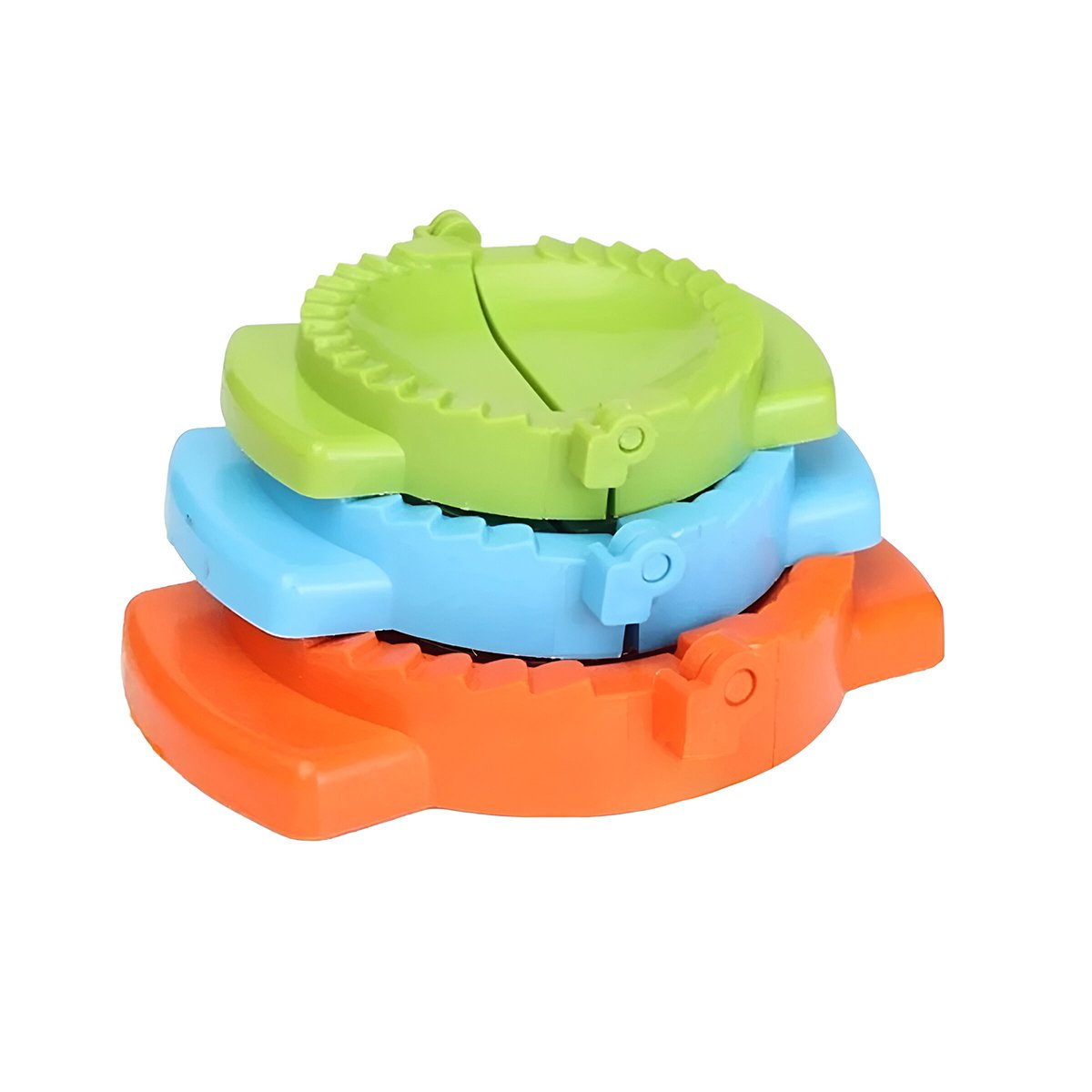 PACK12 JUEGO DE EMPANADAS EN PLASTICO MULTICOLOR TRES DIMENSIONES Y+REGALO STICKER - 2