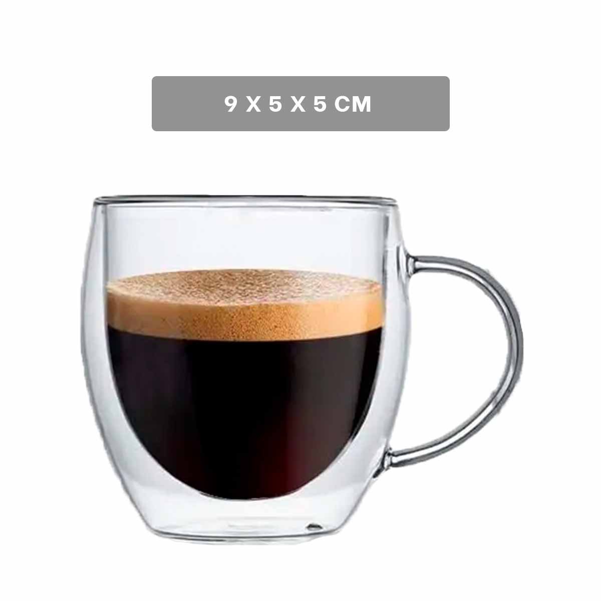 PACK4 COPA DE 250ML EN CUERPO DE DIMENSIONES 9X5X5CM VIDRIO TRANSPARENTE Y+PAPEL REGALO - 4