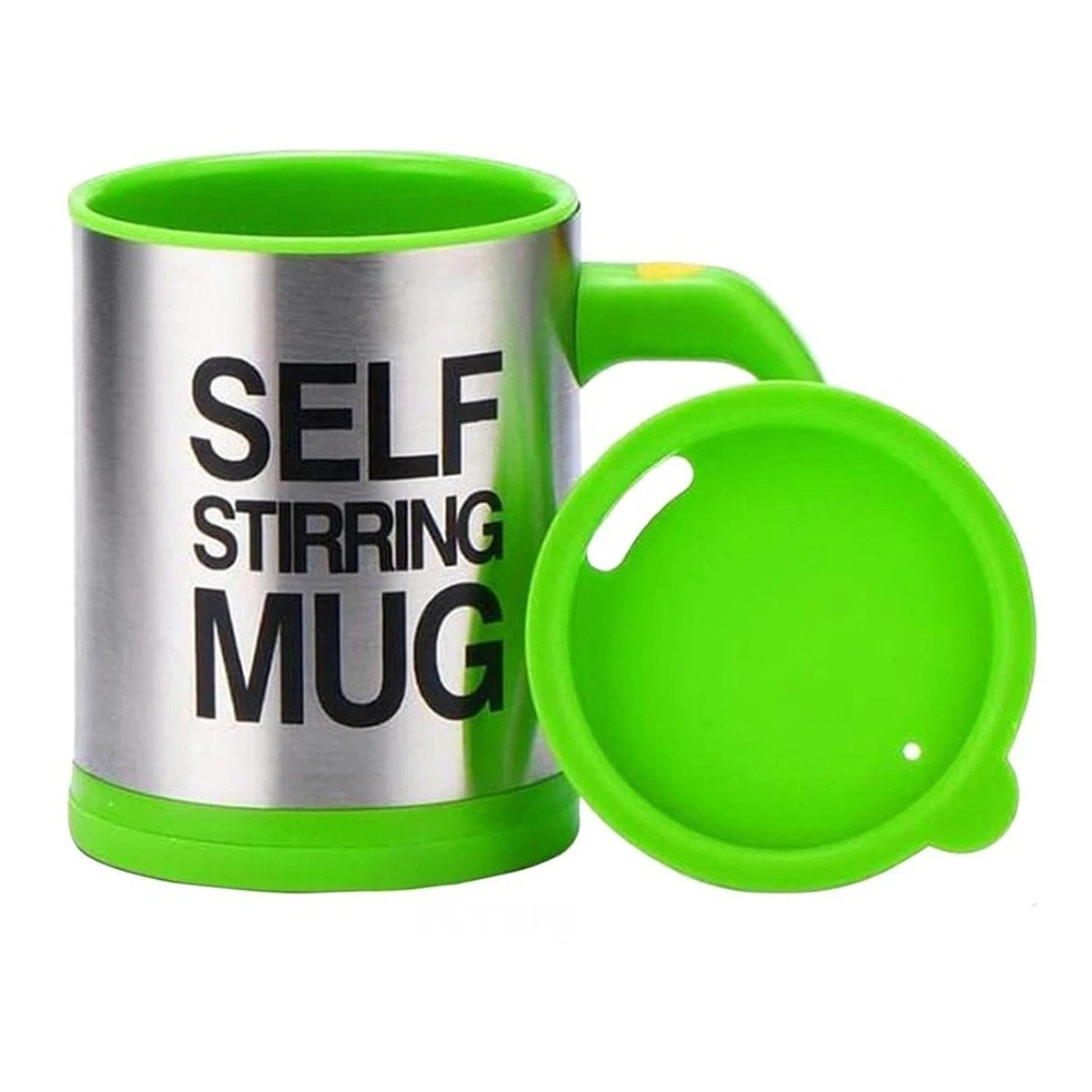 LICUADORA PORTATIL 400 ML CON 2 PILAS AAA PARA JUGOS Y SMOOTHIES VERDE Y+REGALO STICKER - 1