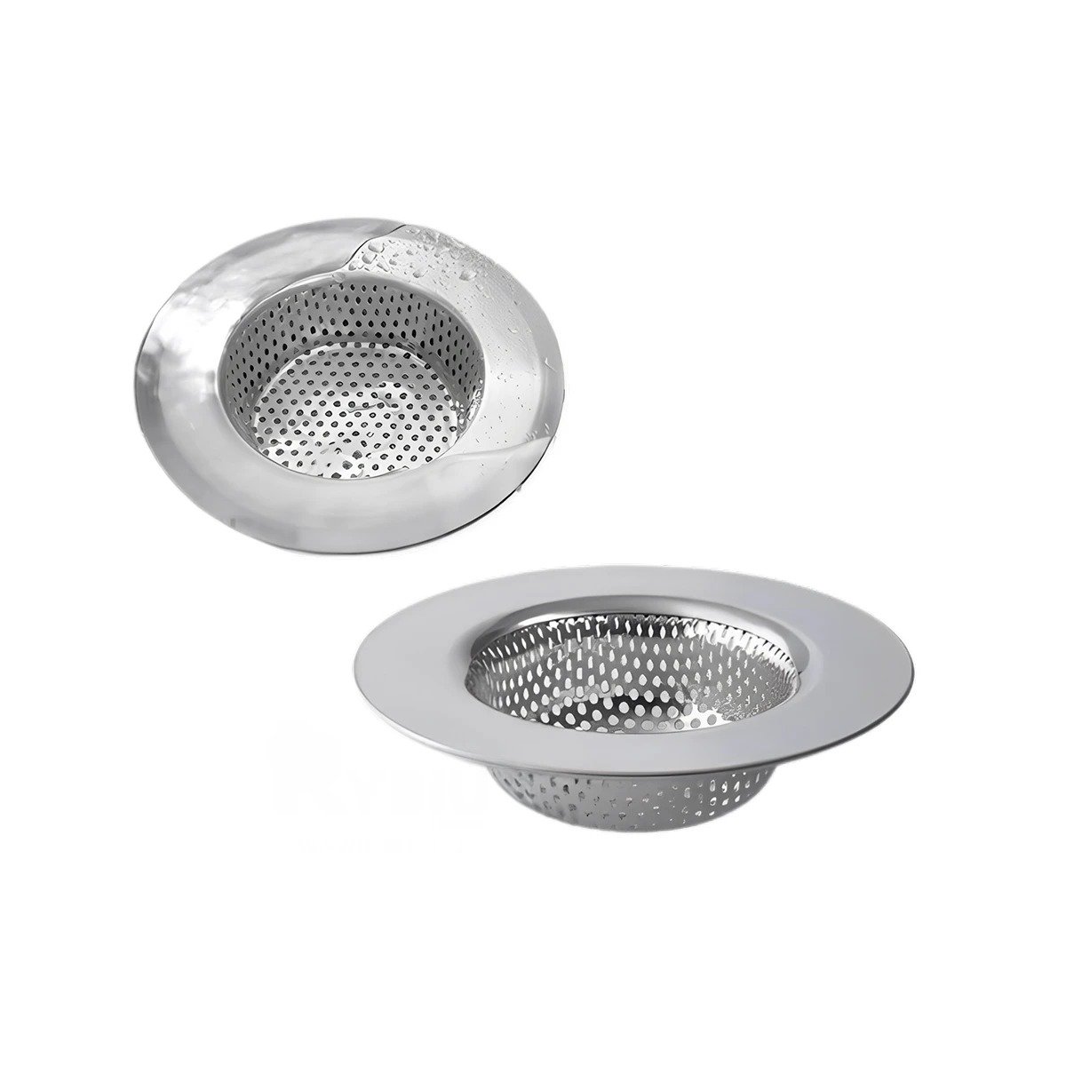 REJILLA FILTRADORA PLATEADO CON DIAMETRO 11,2CM PARA DRENAJE DE USO DIARIO Y+LIGAS REGALO - 5