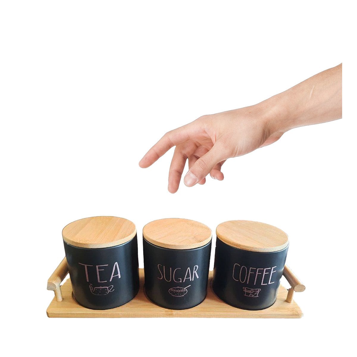 TABLA DE CONTENEDORES CON TAPA PARA USO DIARIO EN HOGAR YREGALO STICKER - 1