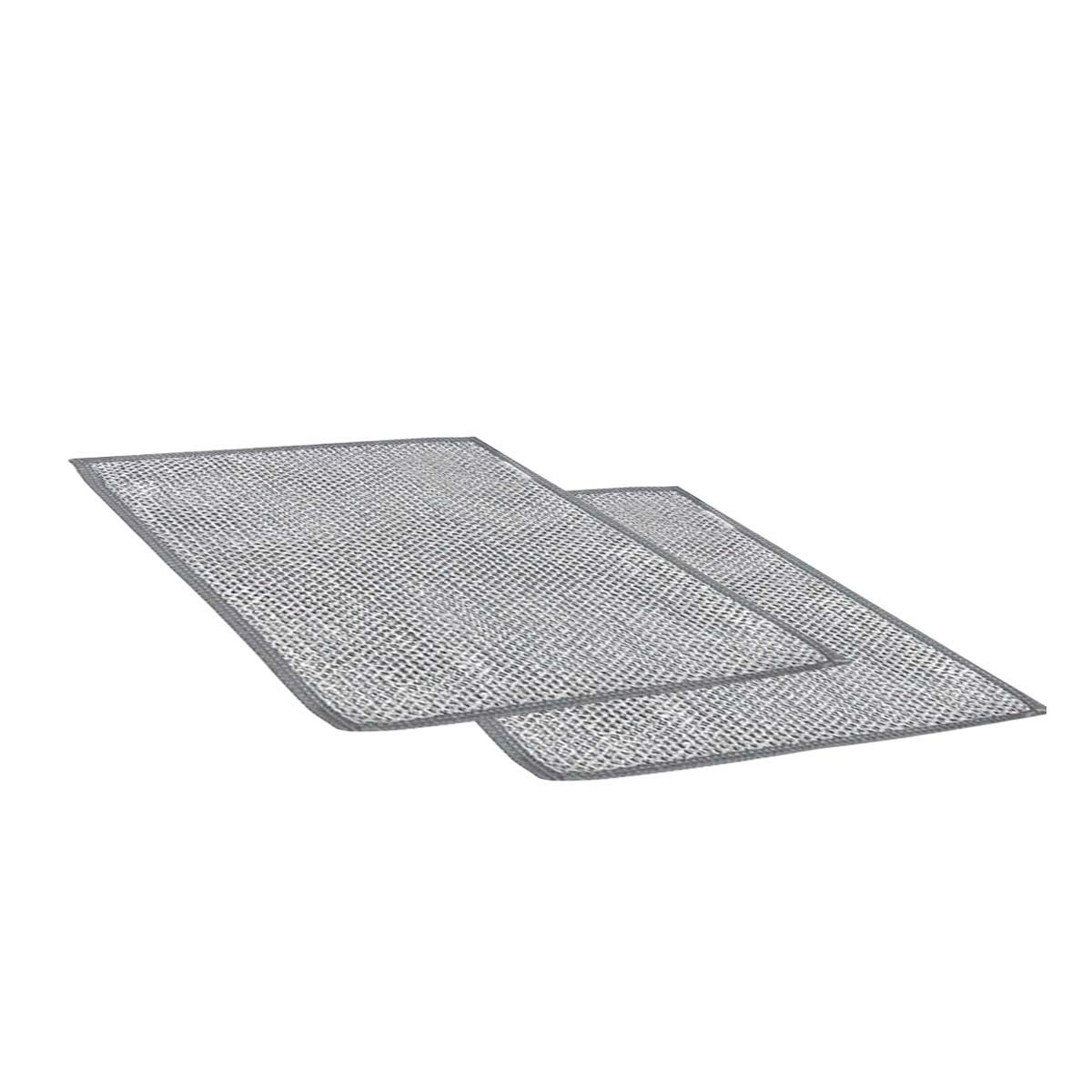 TRAPOS DE METAL RESISTENTES PARA OLLAS Y SARTENES 10 PZS 20X20CM PLOMO YREGALO STICKER - 1