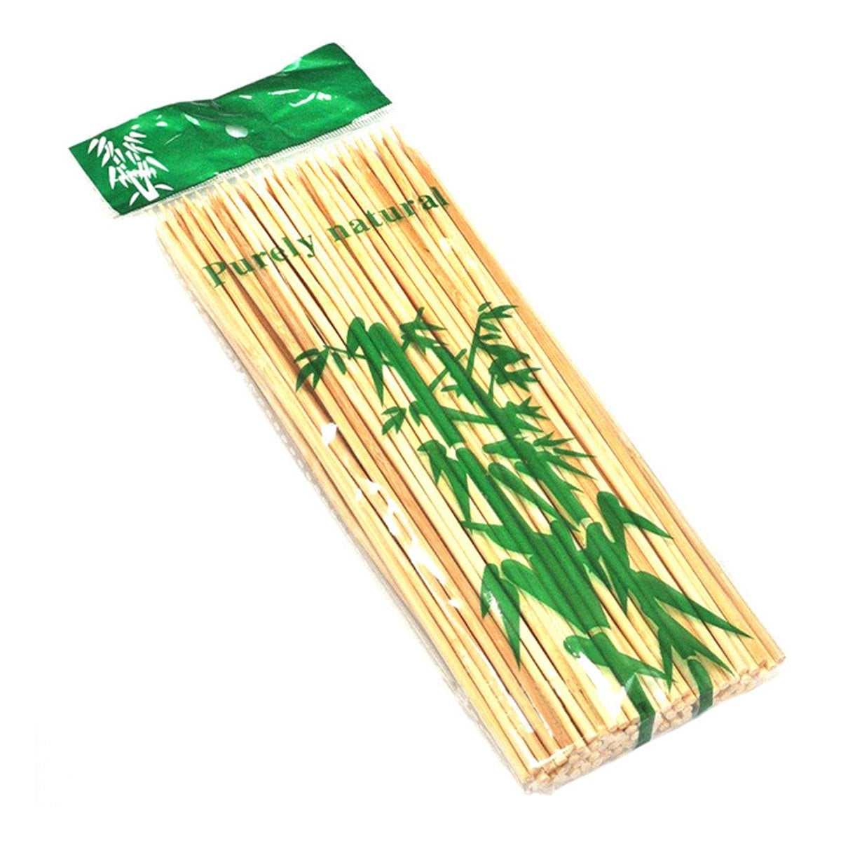 BASTONES COLOR NATURAL 85UNID PARA PARRILLA FAMILIAR Y CELEBRACIONES 30CM Y+LIGAS REGALO - 5