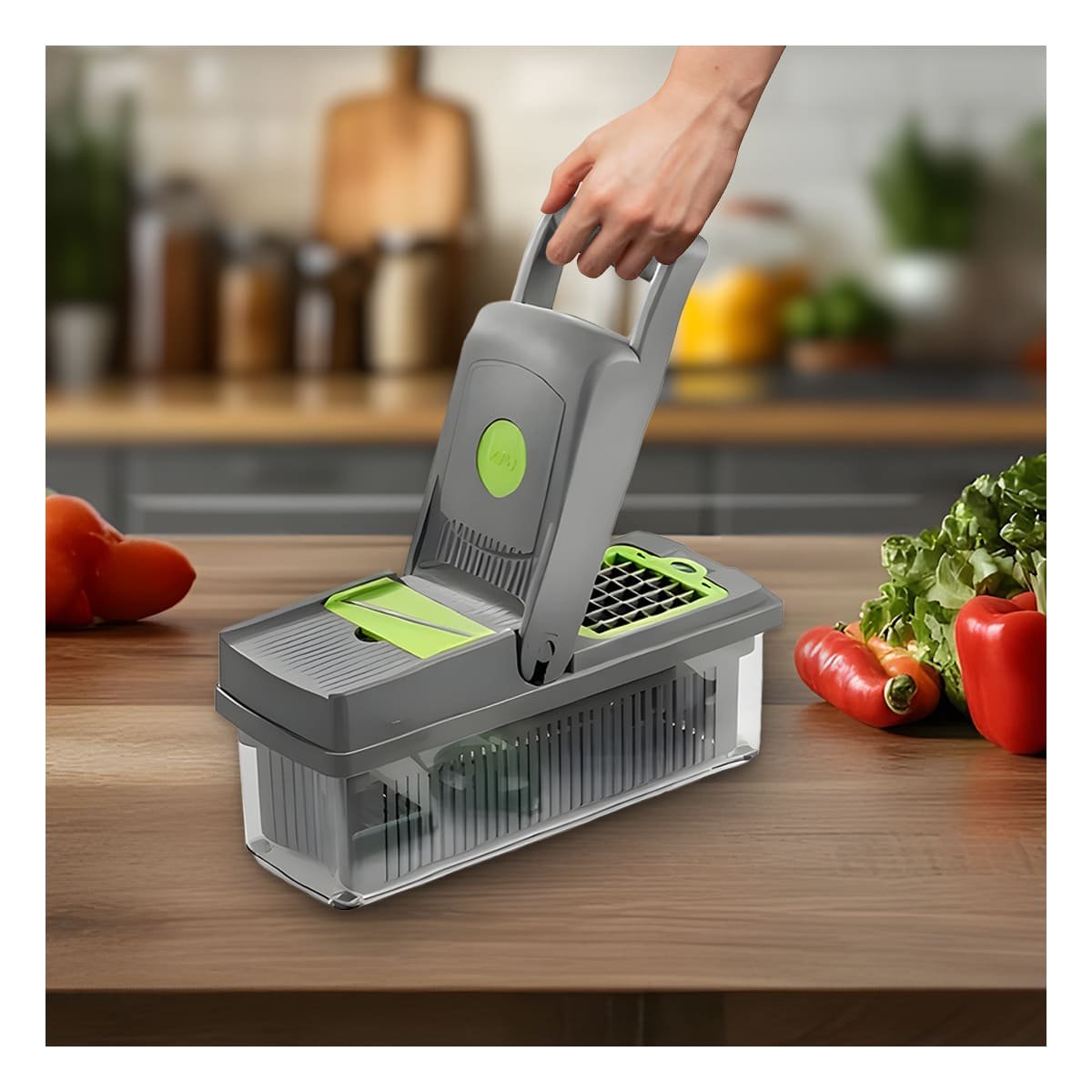 PACK2 CORTADOR DINAMICO CON CUERPO EN PLASTICO SOLIDO PARA PROCESAR ALIMENTOS - 3