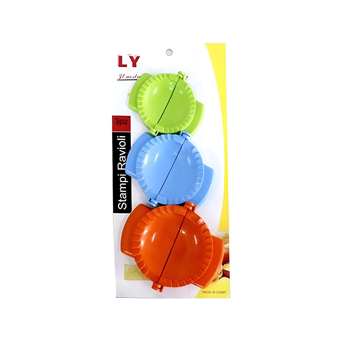PACK4 KIT PLASTICO MULTICOLOR PARA PREPARAR EMPANADAS Y+PAPEL REGALO - 3