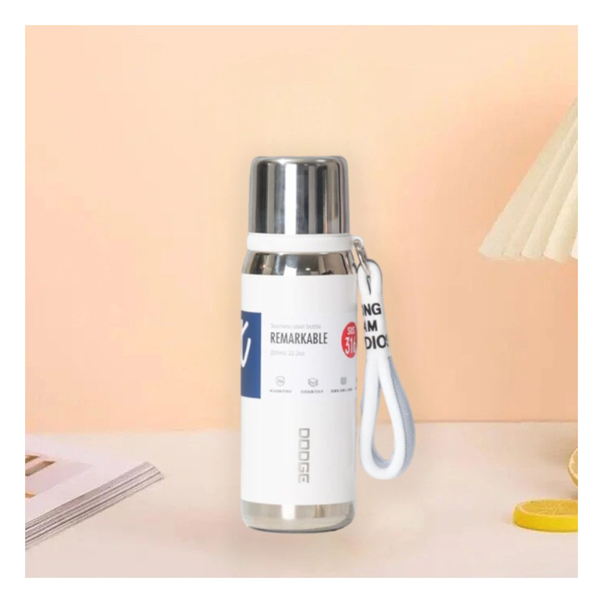 PACK4 FRASCO BLANCO 500ML PARA CAFÉ TÉ Y BEBIDAS DIARIAS EN OFICINA Y HOGAR Y+REGALO STICKER - 5