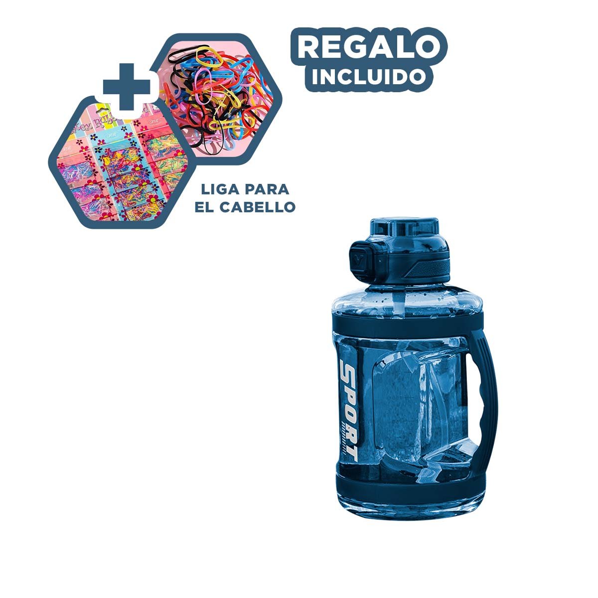 FRASCO SEGURO PARA GUARDAR EN MOCHILA O AUTO AZUL YLIGAS REGALO - 2