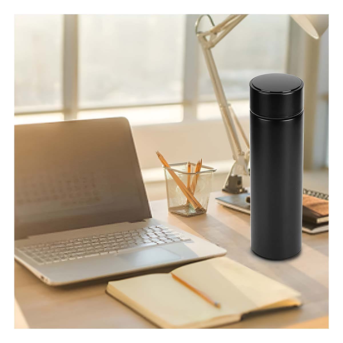 PACK2 RECIPIENTE COMPACTO 500 ML CON FILTRO DE TE PARA DISFRUTAR BEBIDAS EN CASA Y+PAPEL REGALO - 5