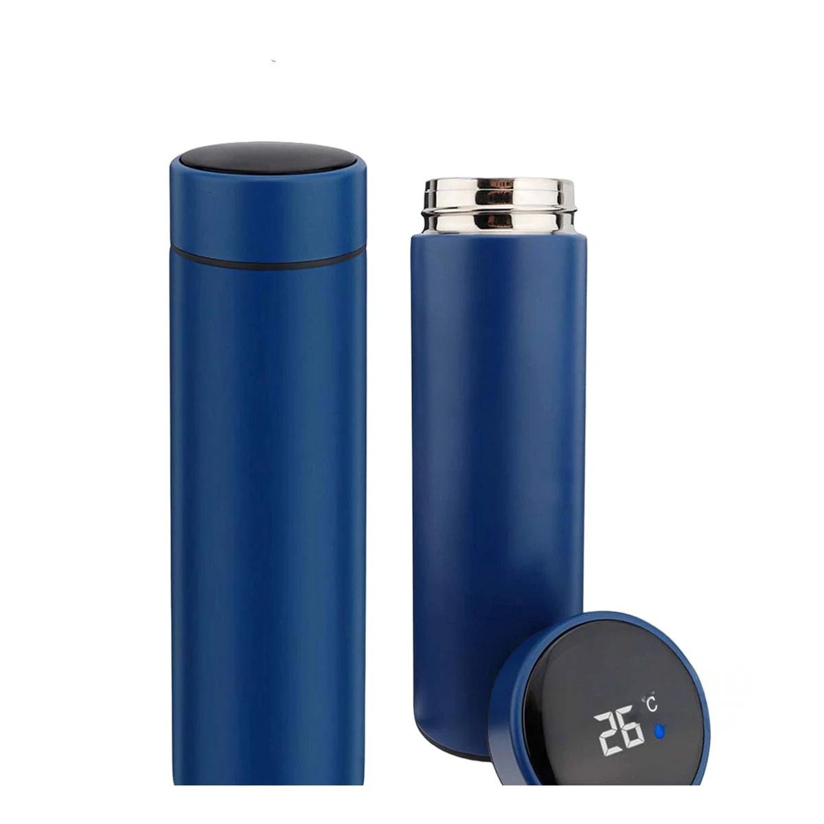 PACK4 FRASCO TERMICO MODERNO 500 ML CON FILTRO DE TE PARA HOGAR AZUL Y+PAPEL REGALO - 3