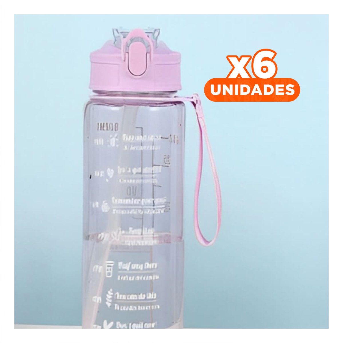 PACK6 CONTENEDOR TRIO TRANSPARENTE LILA RESISTENTE Y FACIL DE LIMPIAR CASA YPAPEL REGALO - 1