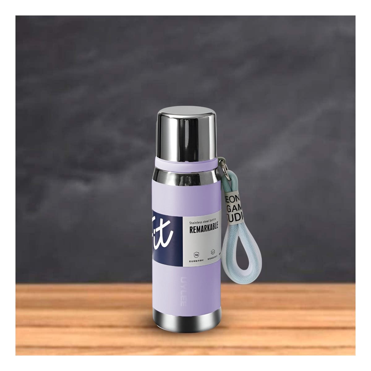 PACK2 RECIPIENTE TÉRMICO LILA 800ML PARA USO DIARIO EN HOGAR OFICINA Y PICNIC Y+REGALO STICKER - 3