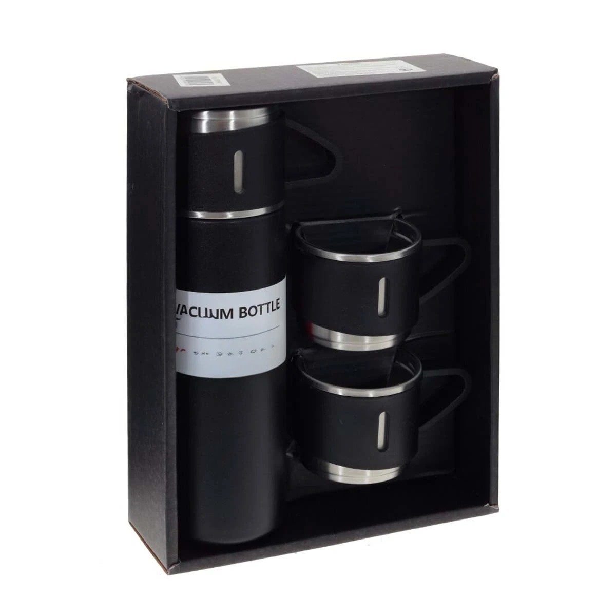 PACK6 JARRA DE VIAJE INDIVIDUAL CON DOS TAZAS PARA TE Y CAFE NEGRO Y+REGALO STICKER - 2