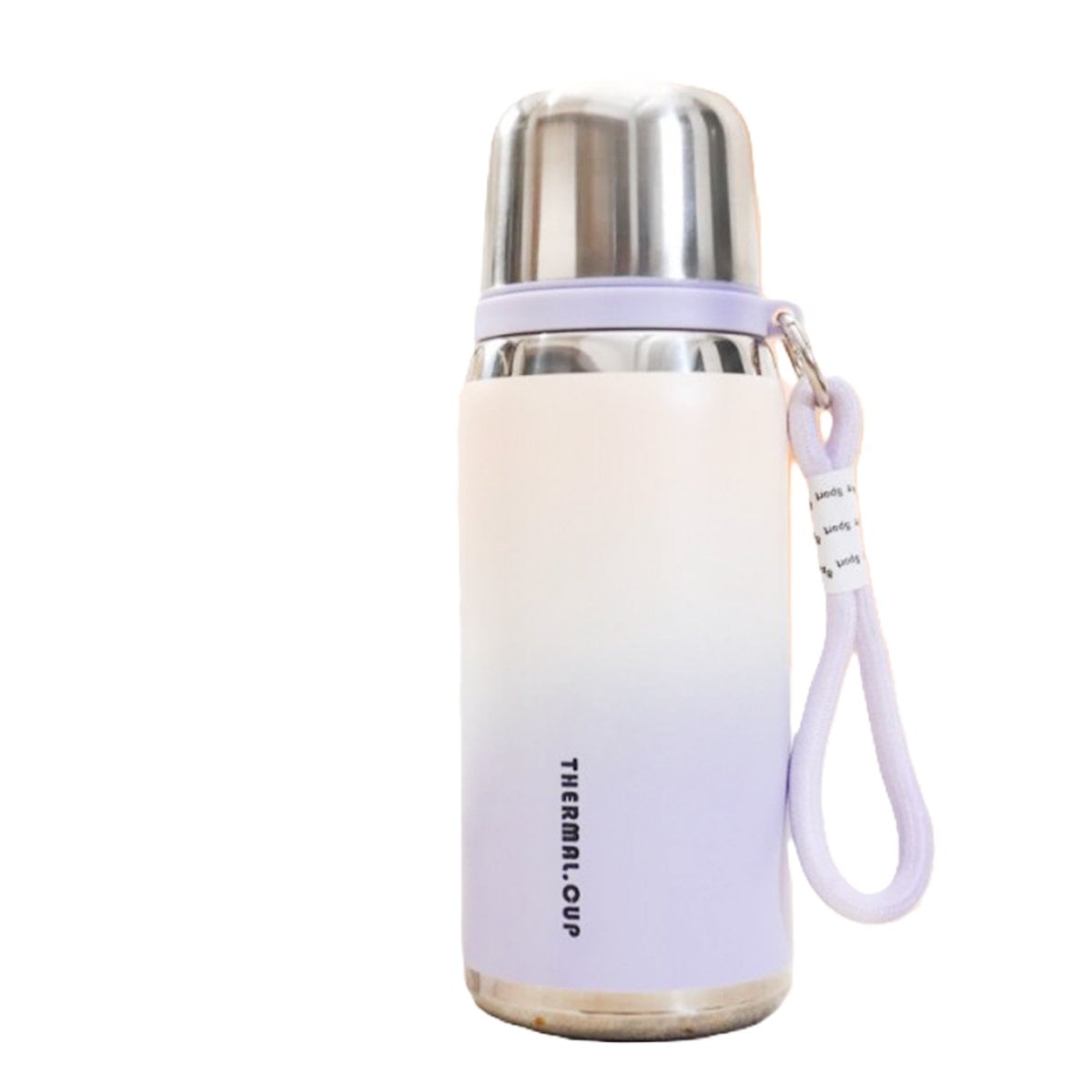 TERMO 800ML LILA RESISTENTE A GOLPES Y FACIL DE LIMPIAR EN CASA O OFICINA Y+REGALO STICKER - 1