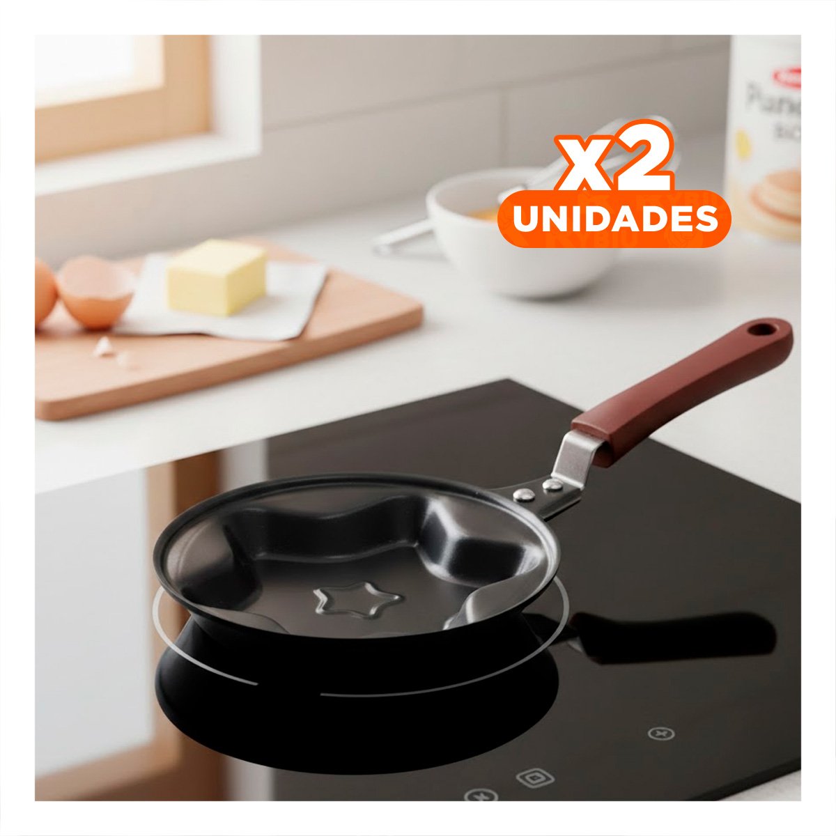 PACK2 OLLA CABEZA DE ESTRELLA PLOMO COMODA Y RESISTENTE COCINAR COMIDAS - 1