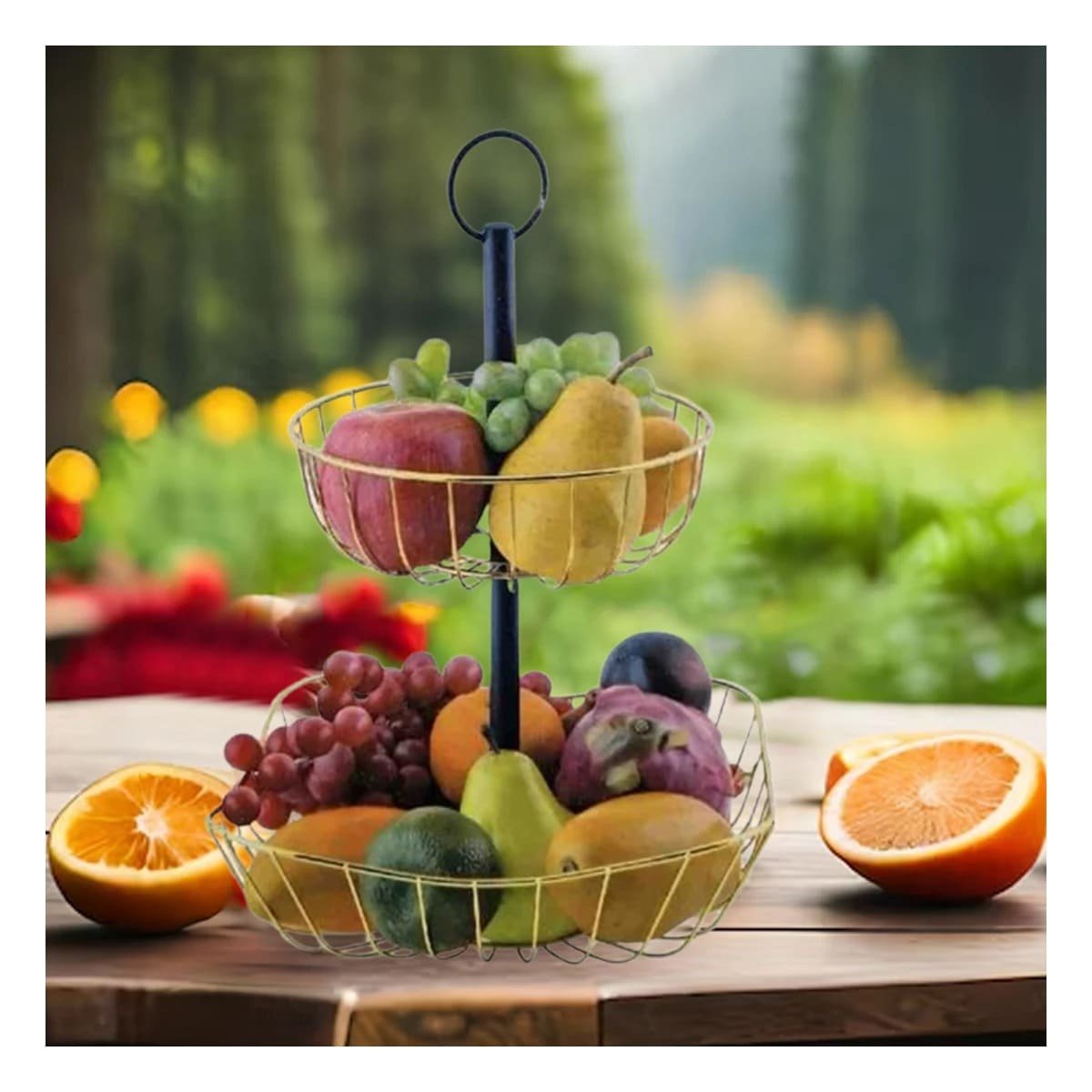 PACK4 ORGANIZADOR COMPACTO PARA MESA DE REUNIONES Y COCINA DORADO Y+PAPEL REGALO - 2
