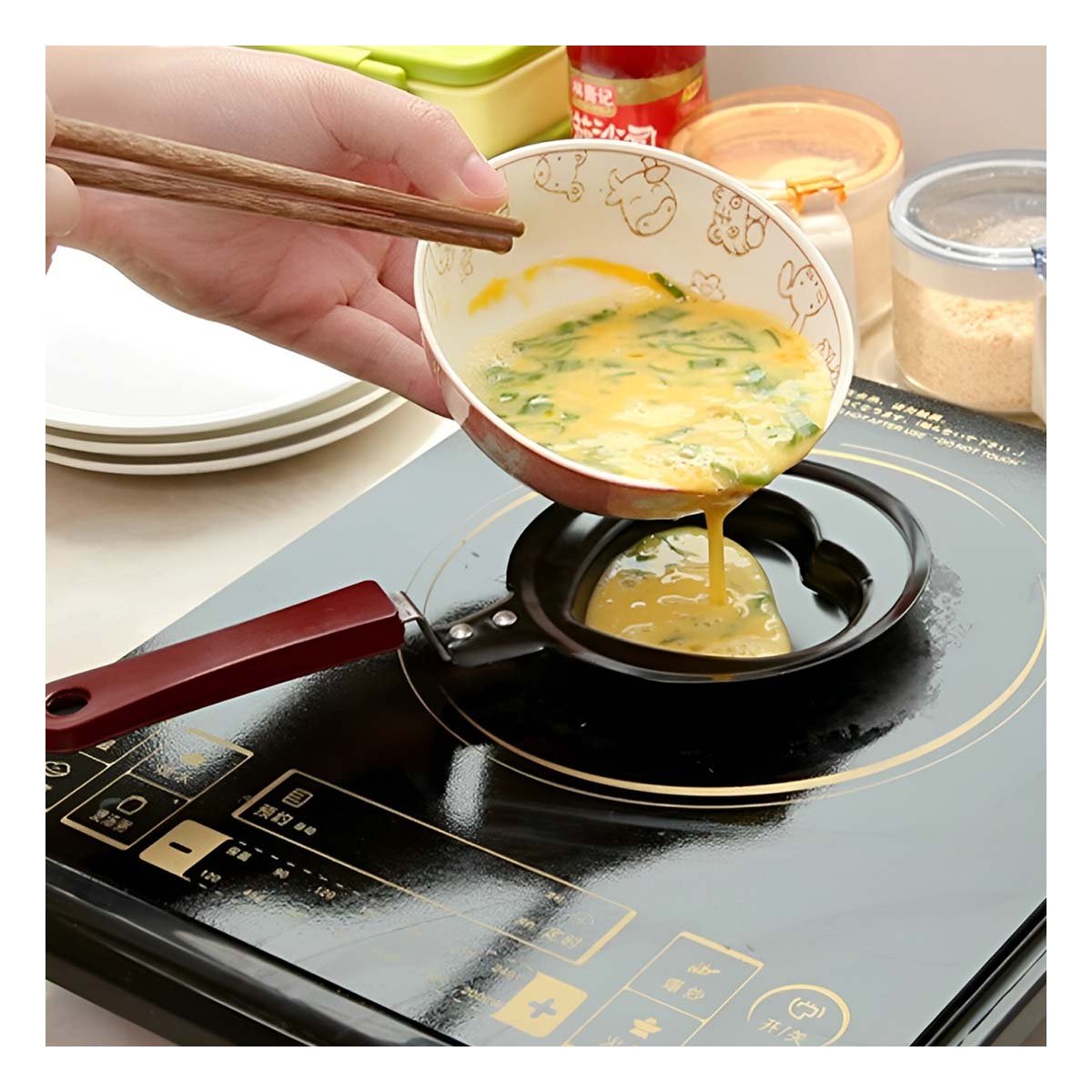 PACK2 OLLA CABEZA DE CORAZON PLOMO COMODA Y RESISTENTE COCINAR COMIDAS - 2