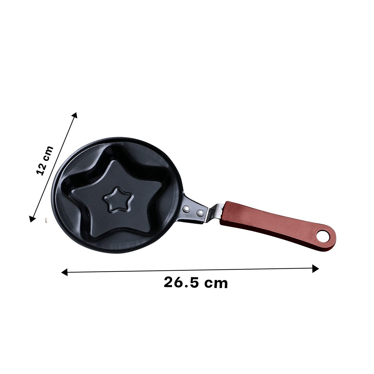 PACK12 SARTENETA CABEZA DE ESTRELLA PLOMO COMODO Y RESISTENTE COCINAR SNACKS YPAPEL REGALO - 4
