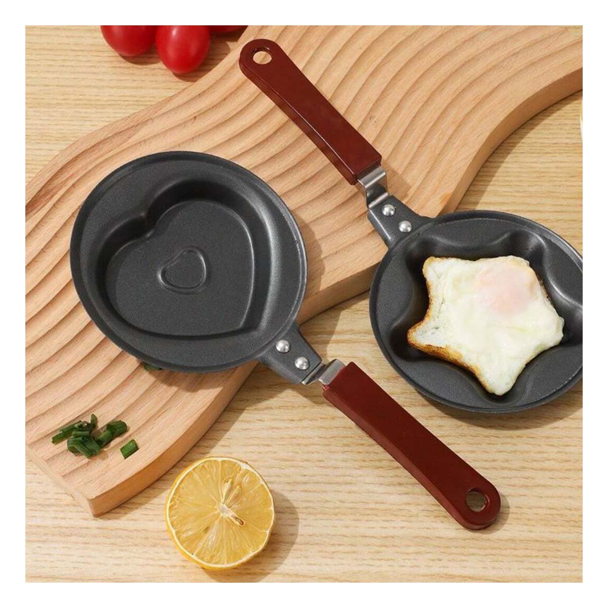 SARTEN CABEZA DE CORAZON PLOMO COMODO Y FACIL DE USAR COCINAR INGREDIENTES YREGALO STICKER - 5