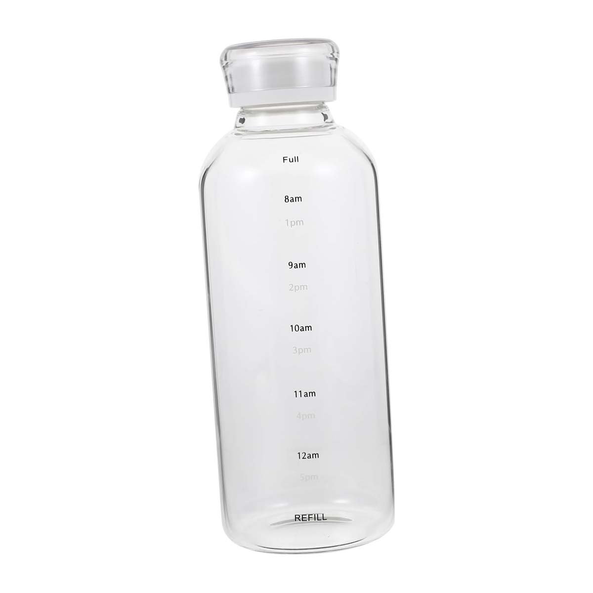 PACK2 TERMO DE VIDRIO 750ML TRANSPARENTE CON SORBETE Y CIERRE SEGURO YREGALO STICKER - 2